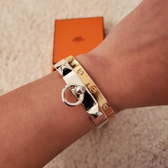 Hermes Jewelry - Hermes Collier de Chien CDC Pyramids Bracelet